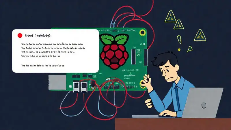 Un programador frustrado resuelve errores técnicos