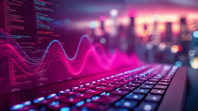 Arte digital futurista, vibrante y dinámico