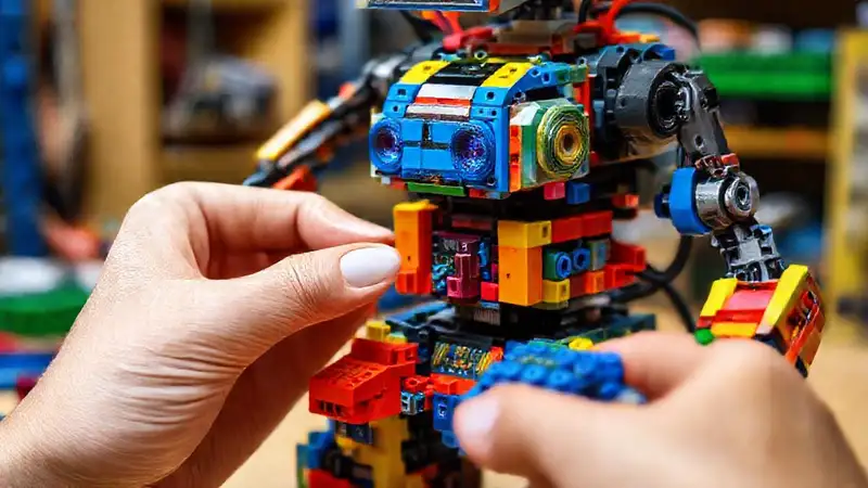 Robots LEGO construyen un futuro brillante