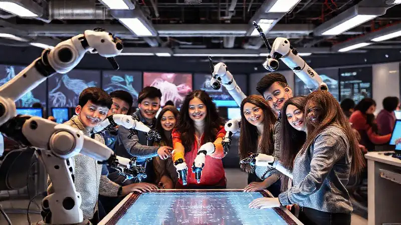 Robots e ingenieros crean innovación digital