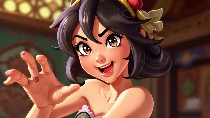 Un personaje animado