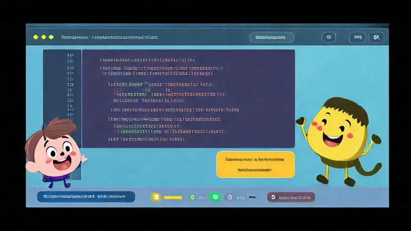 Una interfaz gráfica divertida aprende visualmente