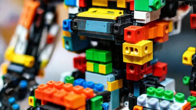 Robots LEGO educativos y coloridos inspiran creación