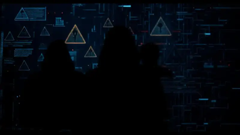 La pantalla oscura anuncia peligro digital