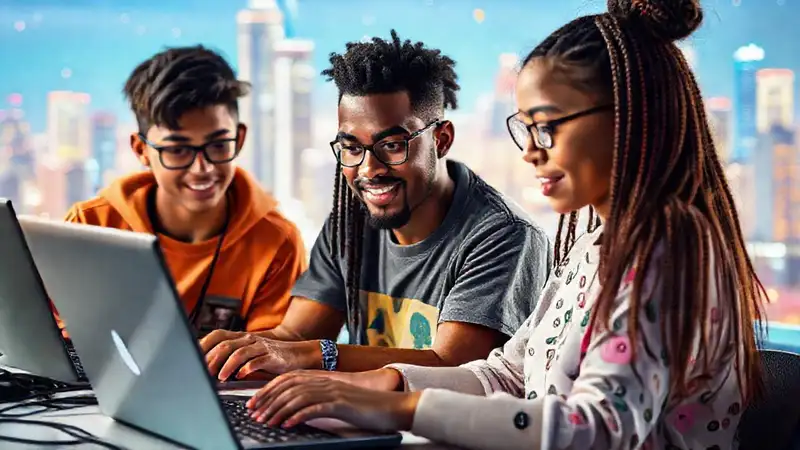 Jóvenes programadores crean soluciones innovadoras juntos