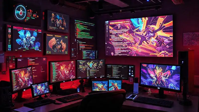 Desarrollo de videojuegos: creatividad digital vibrante