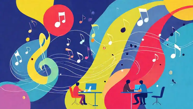 Creatividad vibrante en diseño colaborativo