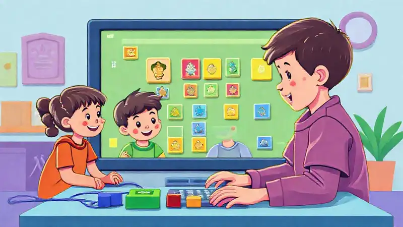 Niños programan juegos educativos y divertidos