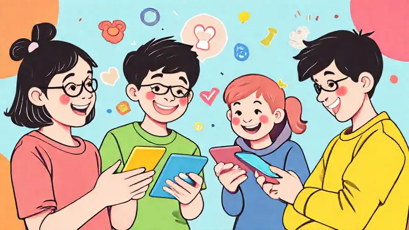 Aplicaciones para adolescentes, aprendizaje divertido y colorido