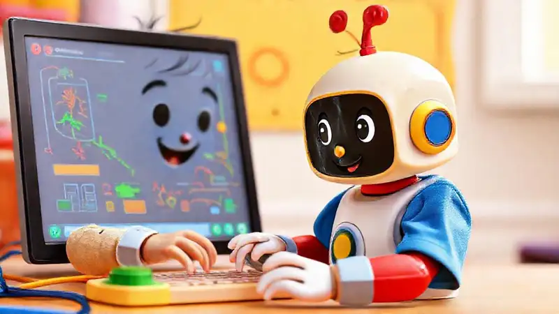 Niños aprenden a codificar con robots