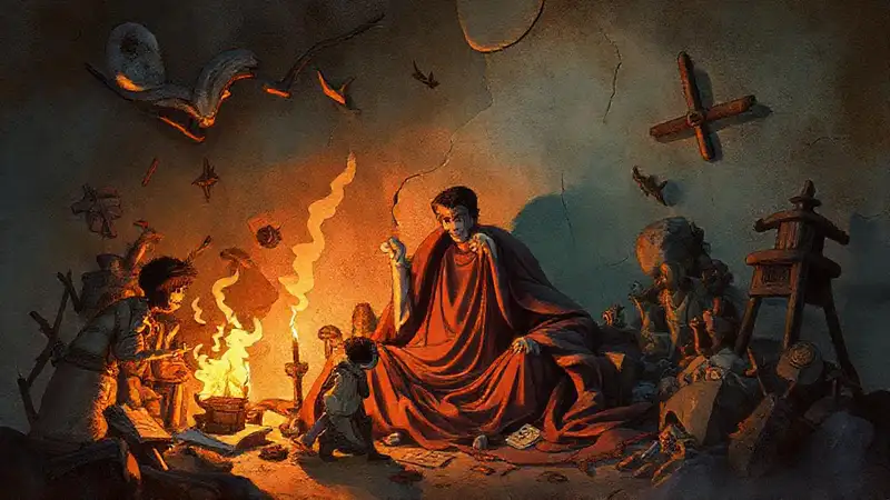 La ilustración narrativa cautiva con imágenes simbólicas