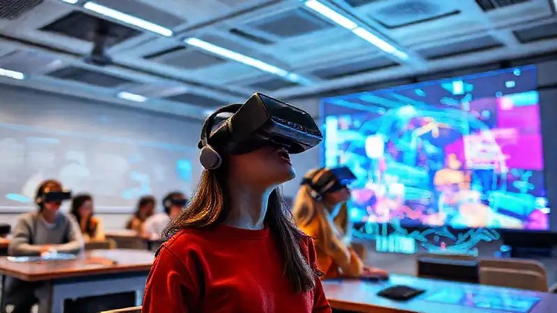 Aula futurista: aprendizaje digital inmersivo