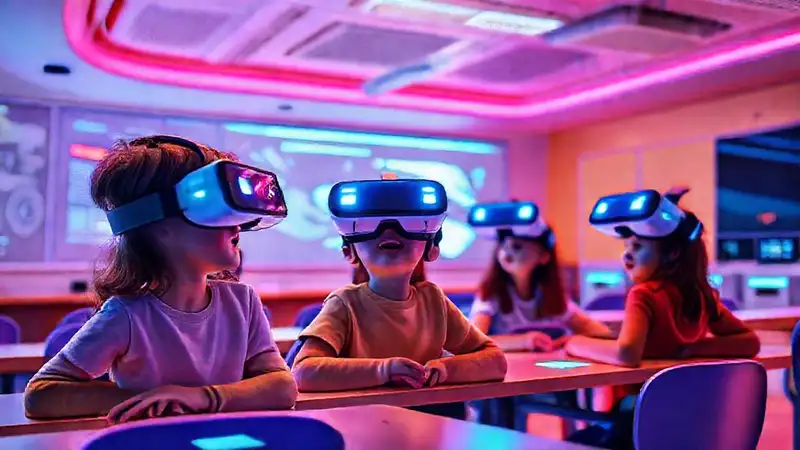 Clase futurista: aprendizaje inmersivo y optimista