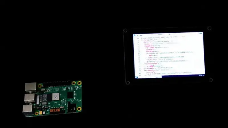Pi con OpenCV muestra información brillante