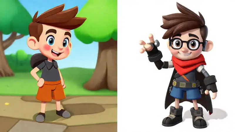 Arte digital educativo: estilos contrastantes y formas