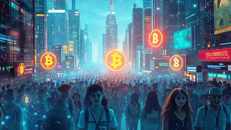 Ciudad futurista digital