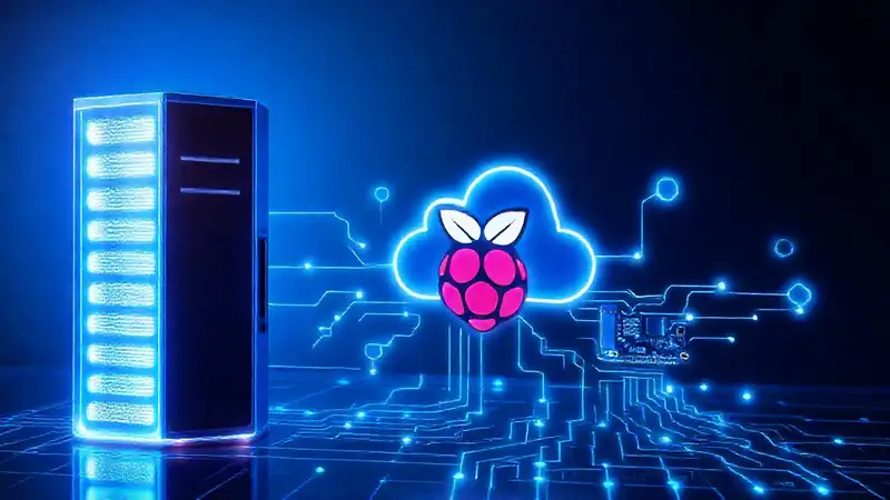 Un Pi en la nube brilla intensamente
