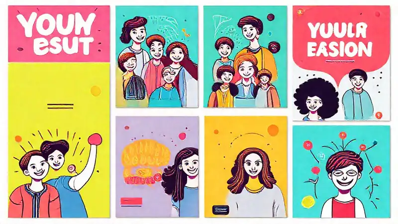 Diseño digital juvenil y vibrante