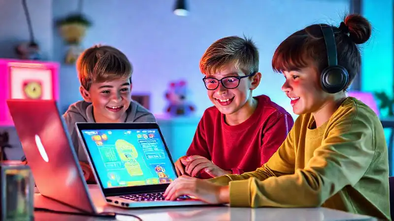 Jóvenes codifican un mundo digital vibrante