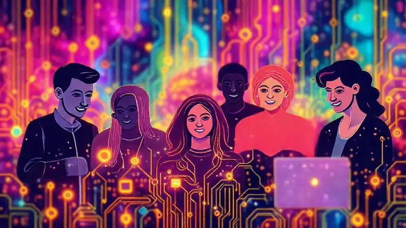 Equipo diverso crea energía positiva