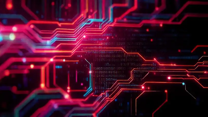 Circuito digital futurista