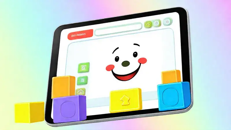 Un niño aprende a codificar digitalmente