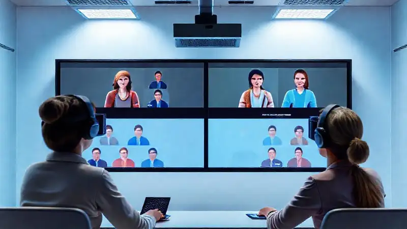 Clase virtual realista e interactiva