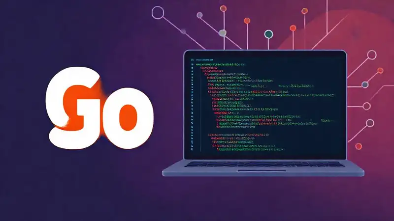 Diseño moderno ilustra flujo de código