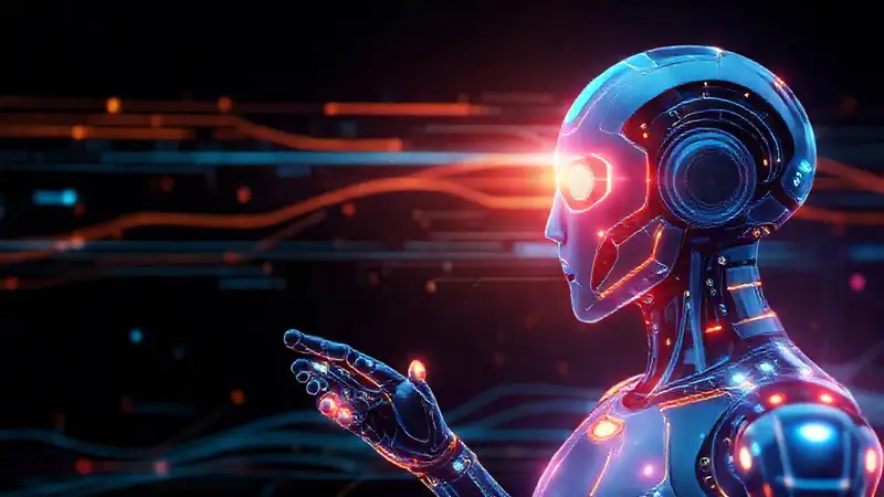 Interfaz futurista, digital y optimista