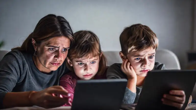 Preocupación familiar en el aprendizaje online