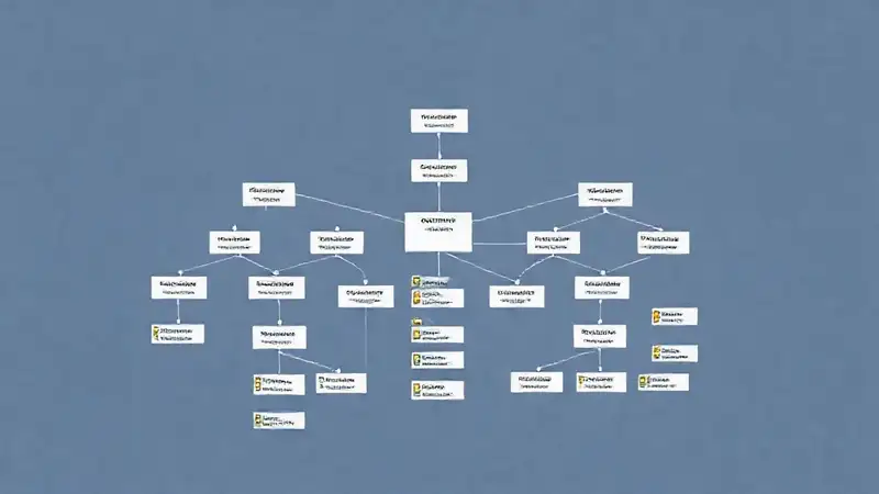 Diagrama abstracto visualmente claro e informativo