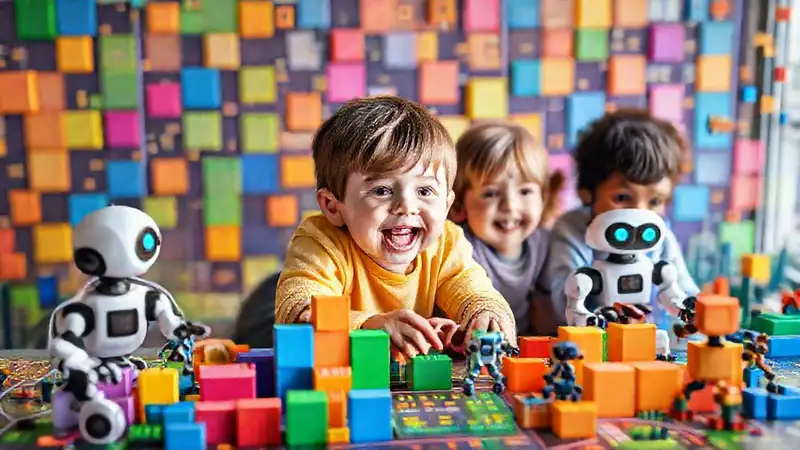 Niños aprenden con robótica creativa