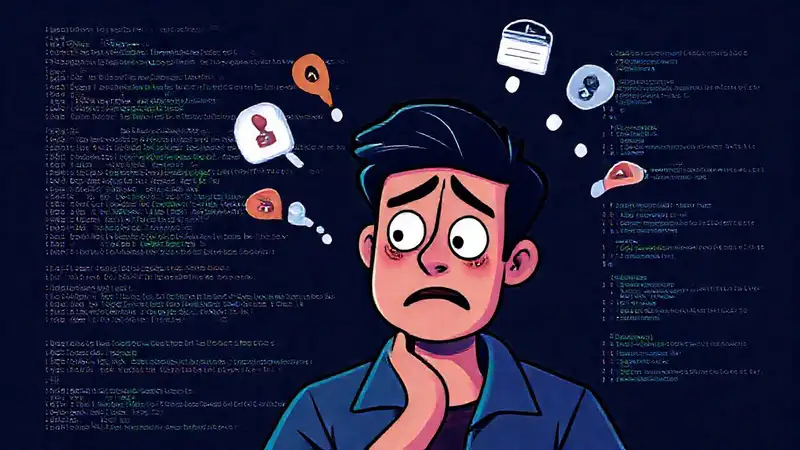 Programador frustrado resuelve errores de código
