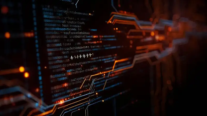 Interfaz futurista digital