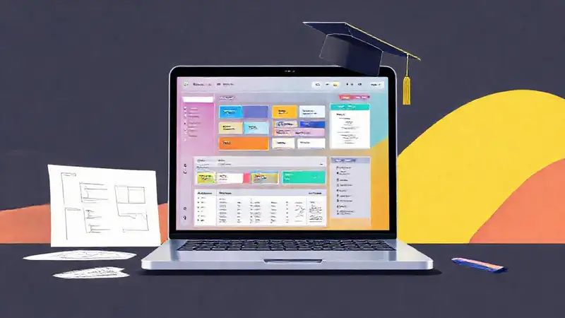Diseño de UI, proyecto estudiantil, visualmente moderno