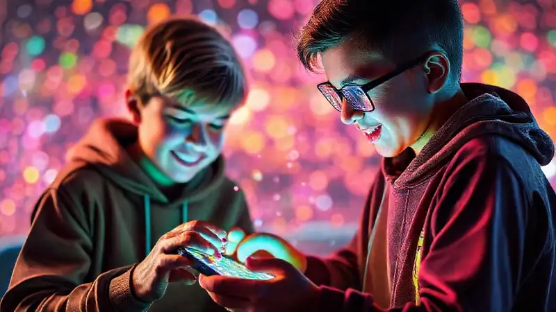 Adolescentes codifican una app brillante y dinámica