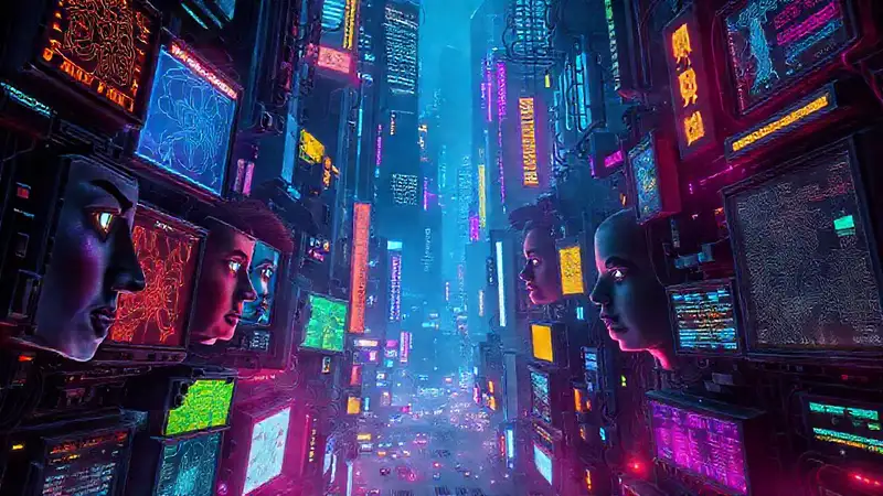 Ciudad cibernética: luz