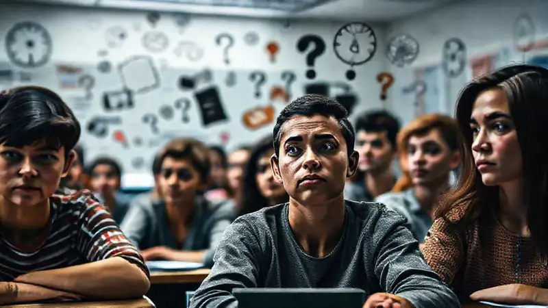 Ambiente escolar complejo y reflexivo