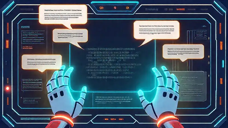 Interfaz futurista, digital e informativa