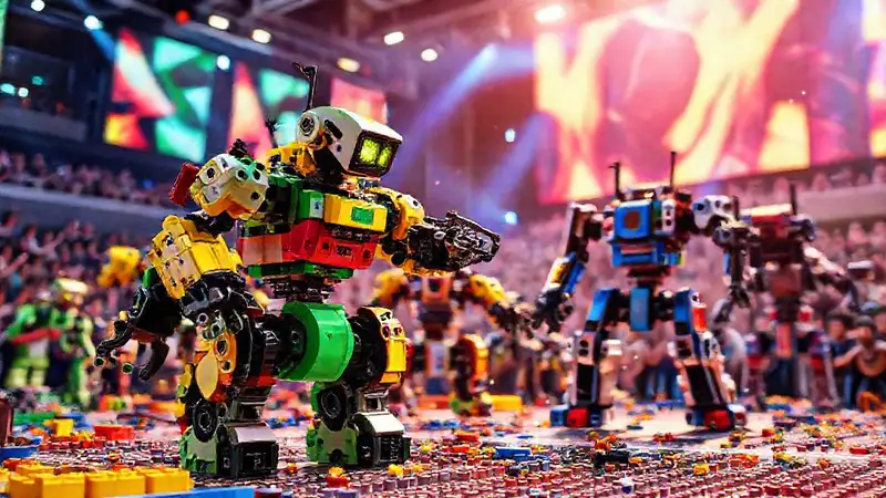 Robots futuristas compiten en vivo