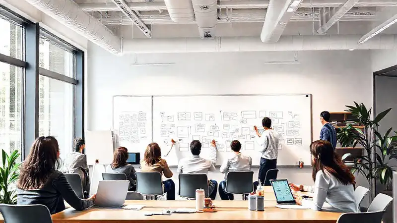 Un espacio de trabajo moderno colaborativo