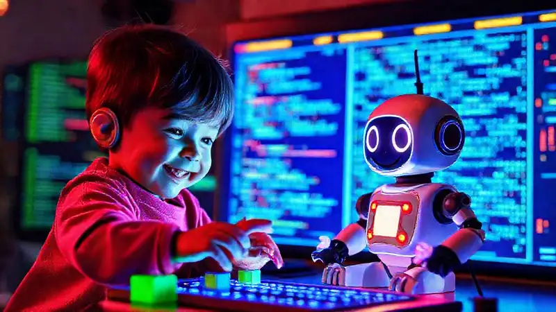 Robots aprenden con código colorido digital