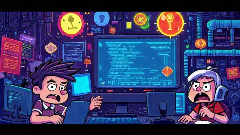 Desarrollo técnico caótico e inquietante