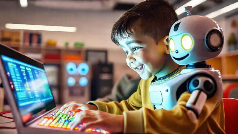 Niños aprenden a programar con alegría