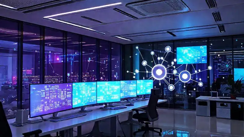 Un espacio de trabajo digital moderno y limpio