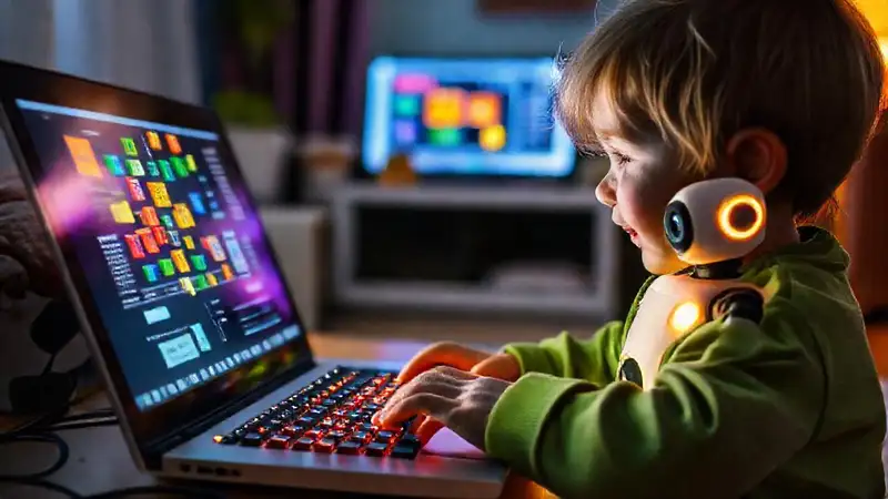 Niños aprenden a programar con alegría