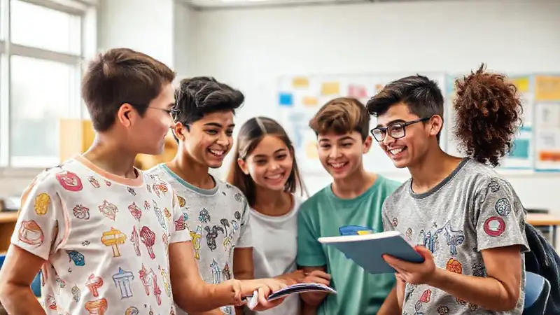Adolescentes aprenden diseño a través de imágenes