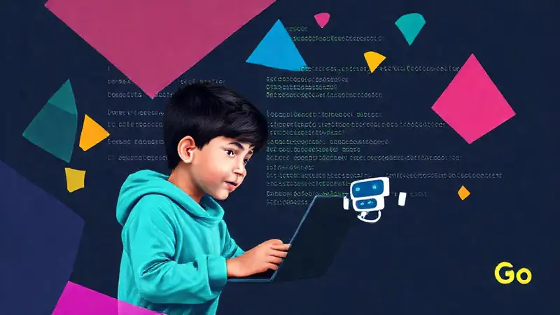 Arte conceptual educativo para programadores jóvenes